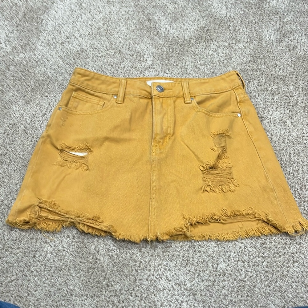 Yellow Pacsun Jean-Skirt